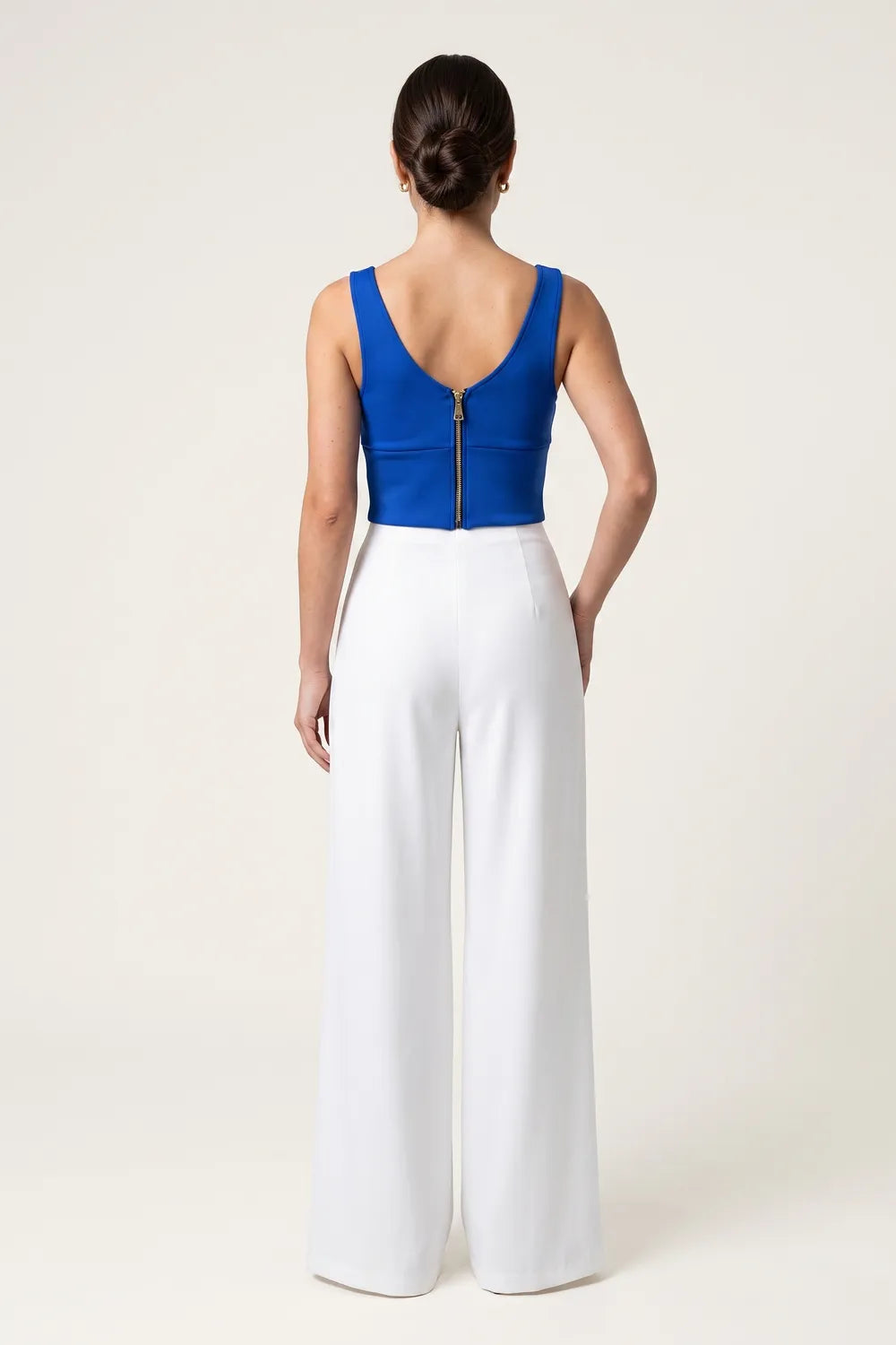 Yıldırım Güngör Kadın Saks Mavisi Crop 5388S1