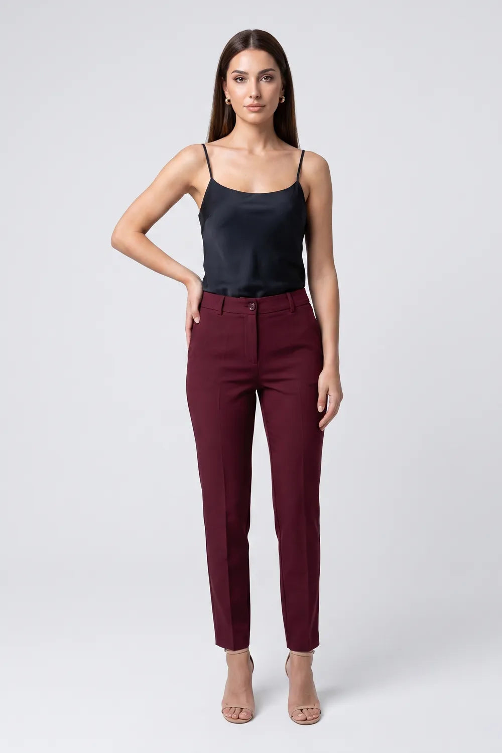 Yıldırım Güngör Kadın Bordo Pantolon 3074