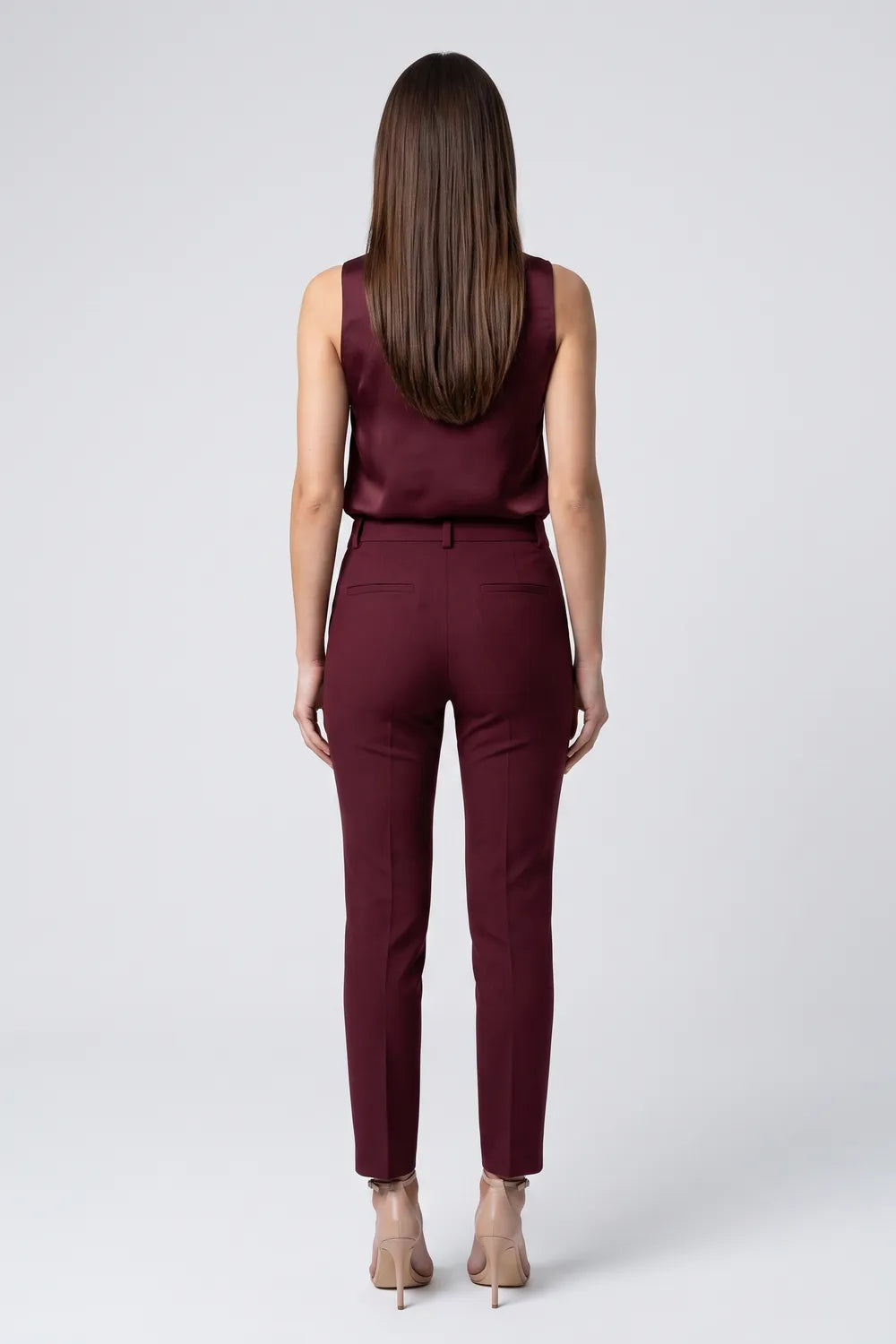Yıldırım Güngör Kadın Bordo Pantolon 3074
