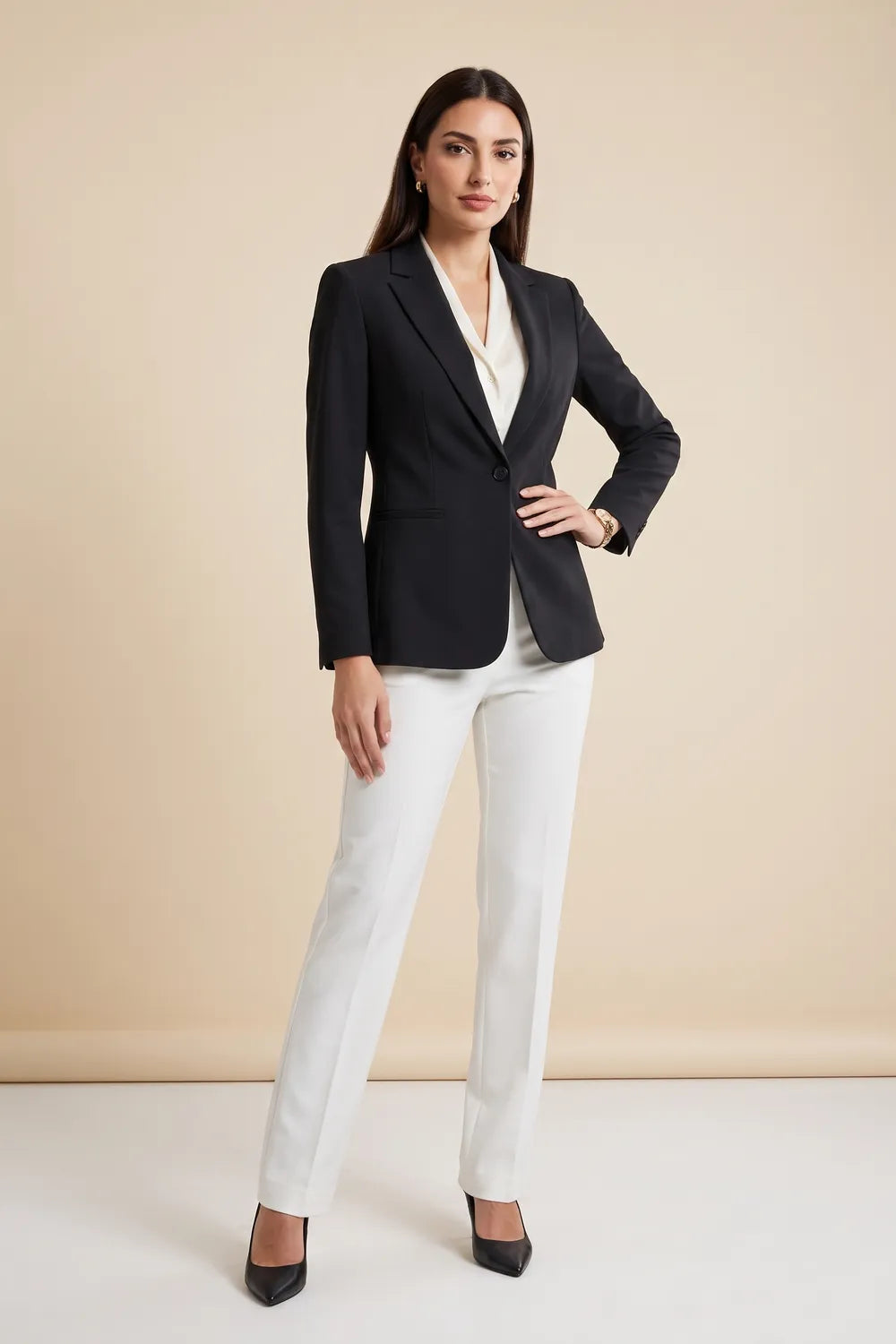 Yıldırım Güngör Kadın Siyah Blazer Ceket 714