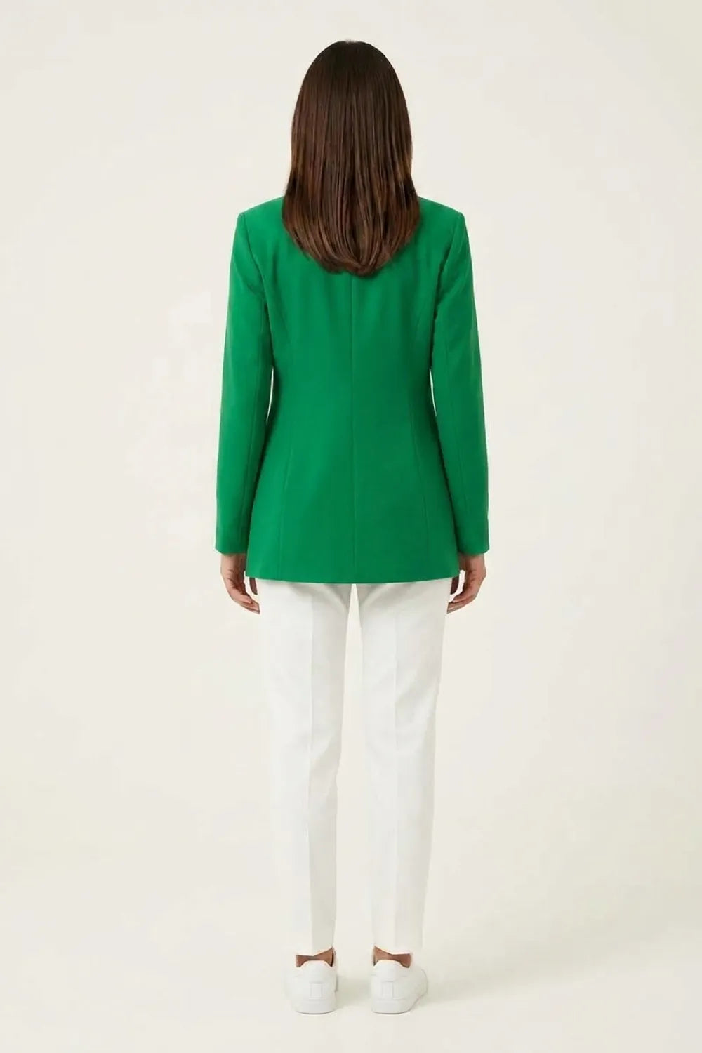 Yıldırım Güngör Kadın Benetton Yeşılı Blazer Ceket 7186